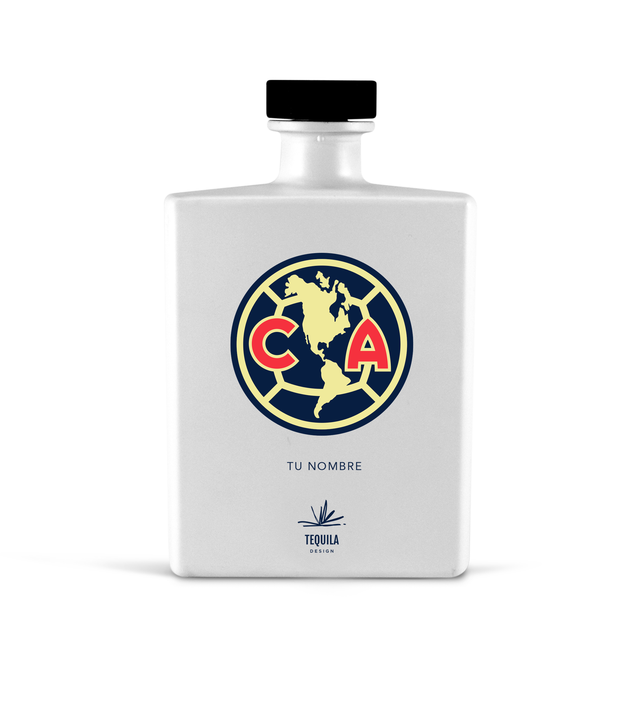 Club América botella blanca